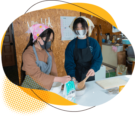 生きる力を育む＝「食」を中心とした体験、活動